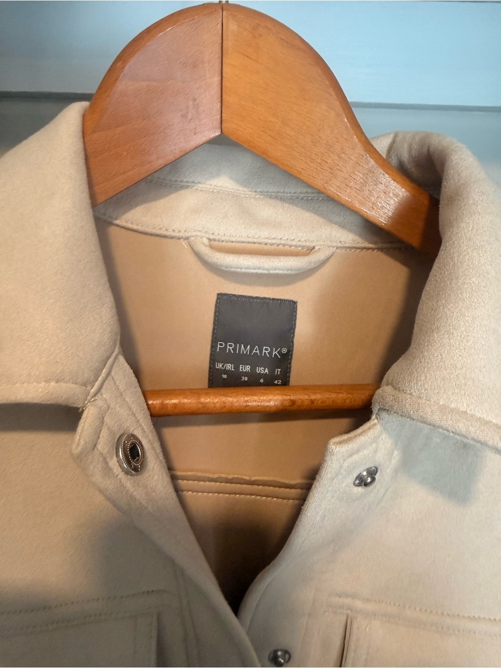 suede button up - Picture 2 of 5